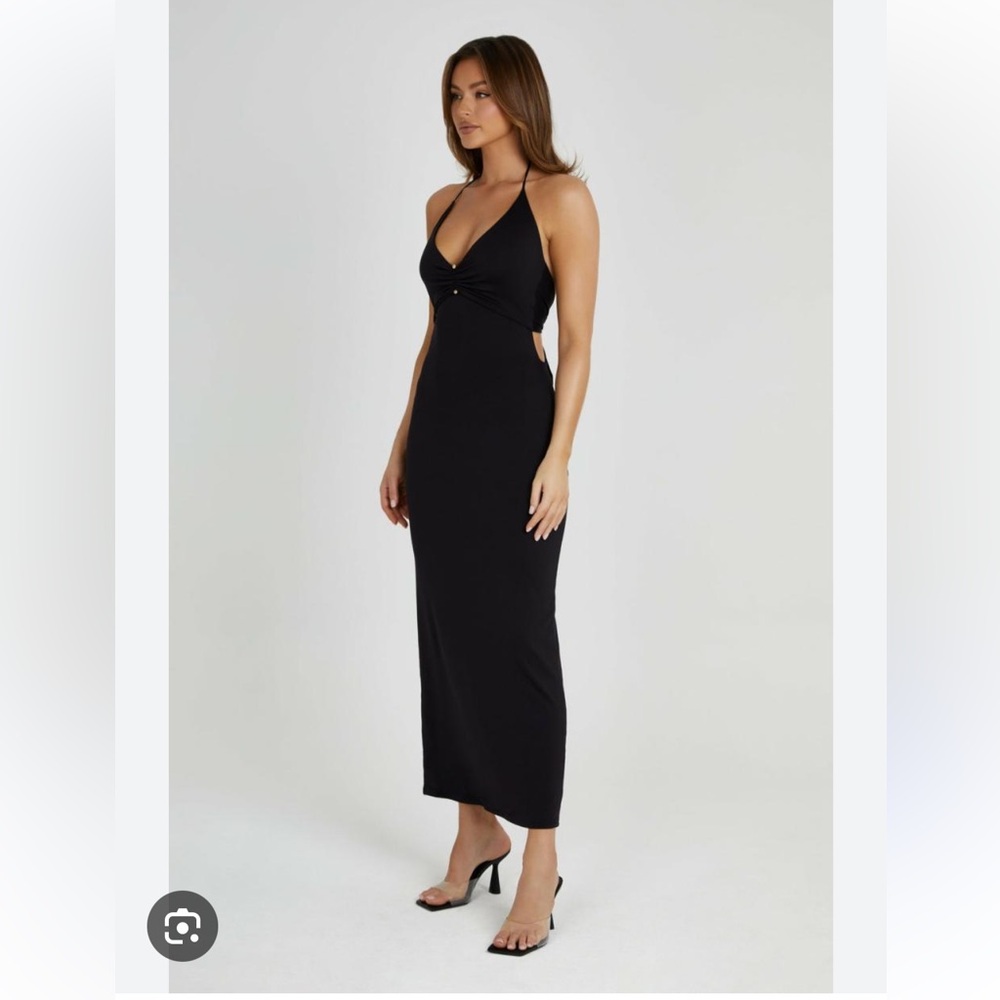 BNWT meshki maxi halter dress